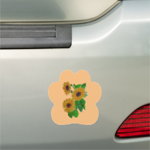 sunflower Car Magnet