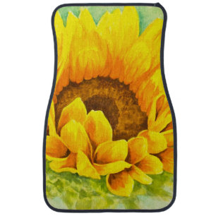 Sunflower Car Mat