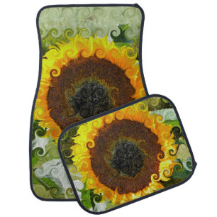 SUNFLOWER CAR MAT