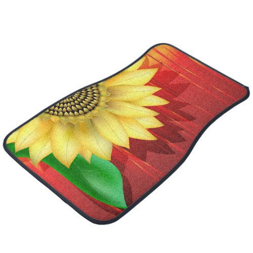 Sunflower Car Mat