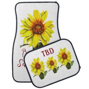 Sunflower Car Mats