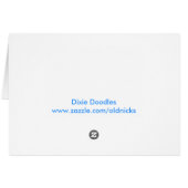 Sunflower Card (Back Horizontal)