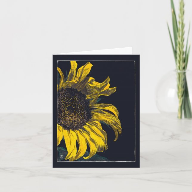 Sunflower Card (Front)