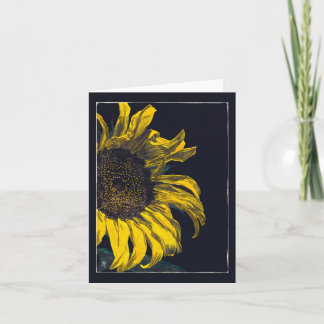 Sunflower Card