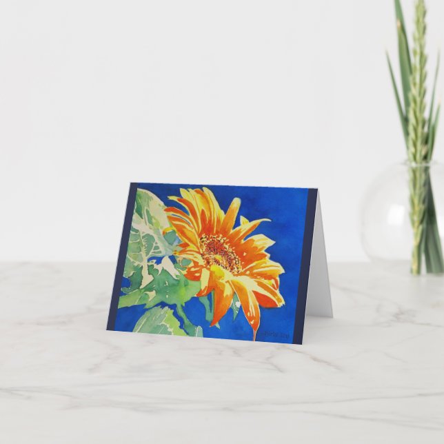 Sunflower Card (Front)