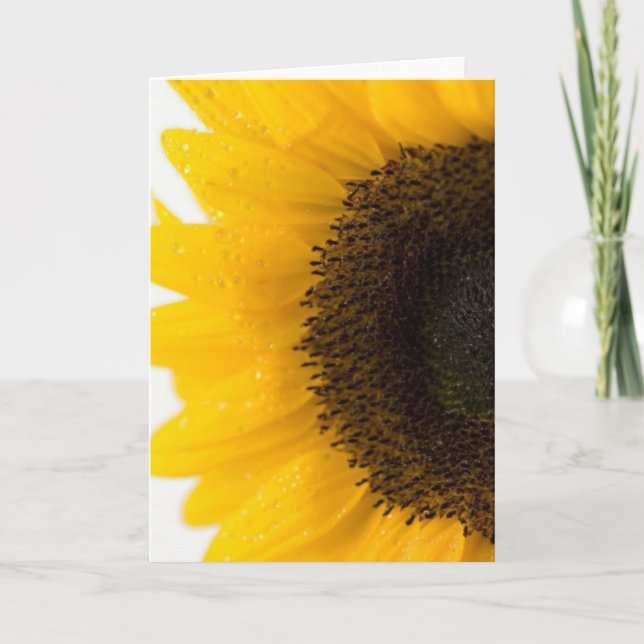 sunflower card (Front)