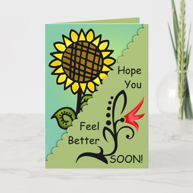 Sunflower Card (Front)