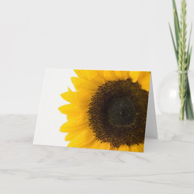 sunflower card (Front)