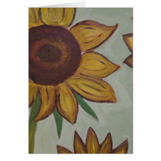 Sunflower Card (Front)