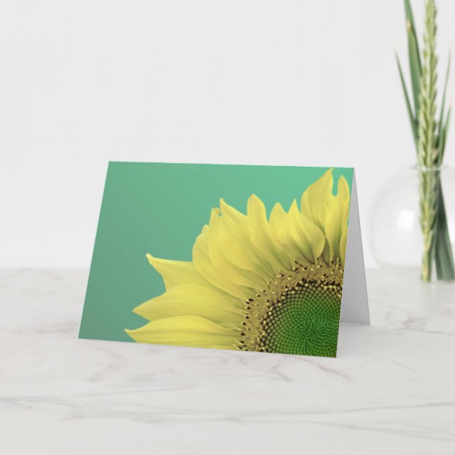 Sunflower Card (Front)