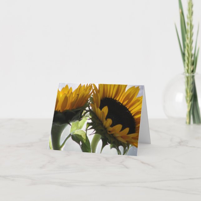 sunflower card (Front)