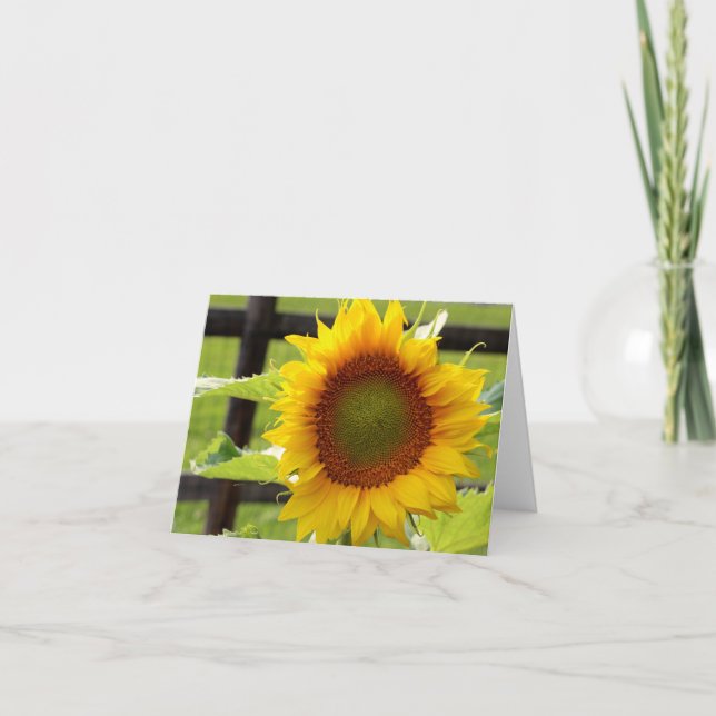 Sunflower Card (Front)
