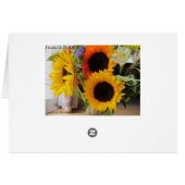 Sunflower Cards (Back Horizontal)