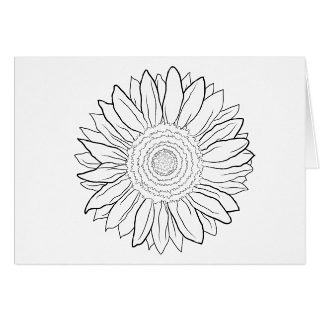 sunflower cards (Front Horizontal)