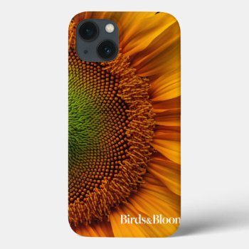 Sunflower Iphone 13 Case by birdsandblooms at Zazzle