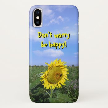 Sunflower Iphone Xs Case by aura2000 at Zazzle