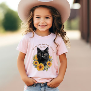 Sunflower Cat Farm Name Toddler T-shirt
