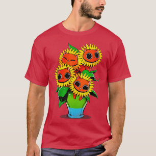 Sunflower Cat T-Shirt