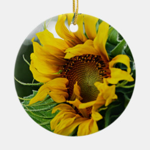 Sunflower Ceramic Ornament
