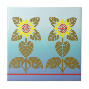 Sunflower Ceramic Tile