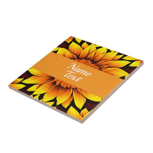 Sunflower Ceramic Tile