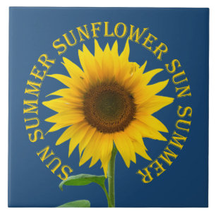 Sunflower Ceramic Tile