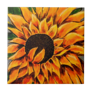 Sunflower Ceramic Tile