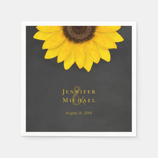 Katzdzynes Sunflower Chalkboard Wedding Invitations   Sunflower Chalkboard Rustic Floral Wedding Napkins R5743a0b3ea3e409781015d9f811d4d4e Zfkx3 550 