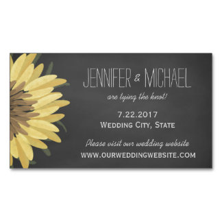 sunflower save the dates