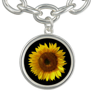 Sunflower Charm Bracelet
