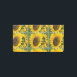 Sunflower Checkbook Cover<br><div class="desc">Pair of giant sunflowers in full bloom.</div>