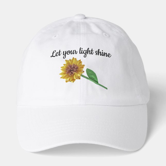 Sunflower christian hat (Front)