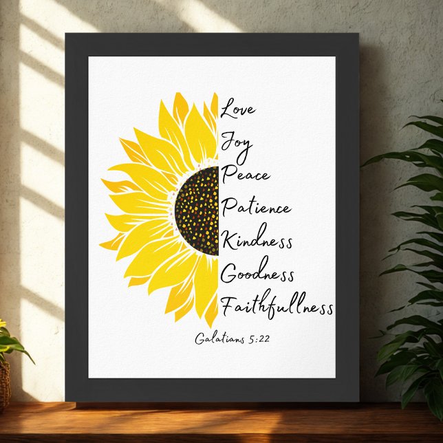 Sunflower Christian Wall Art  (Creator Uploaded)