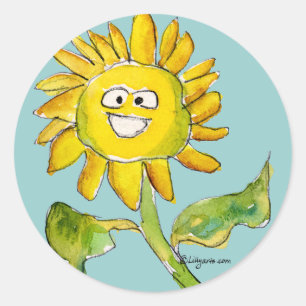 Sunflower Clipart Sticker