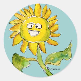 Sunflower Clipart Sticker