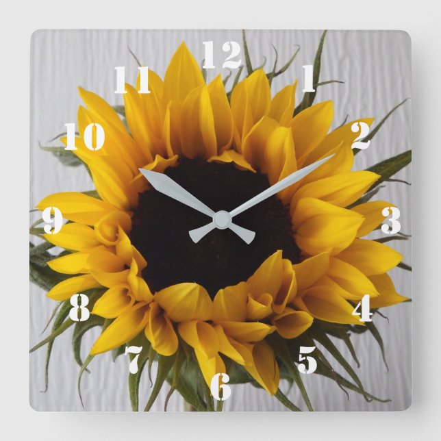 Sunflower Clock (Front)