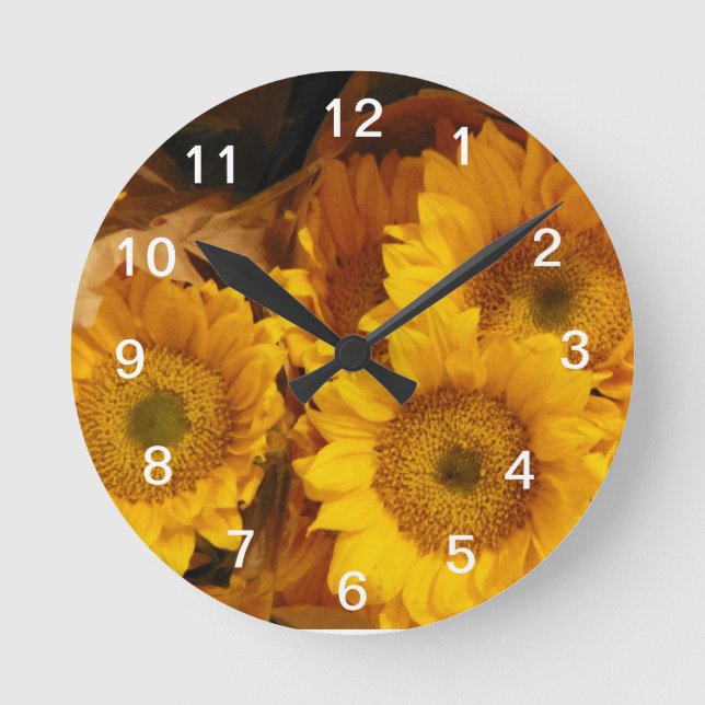 Sunflower clock (Front)