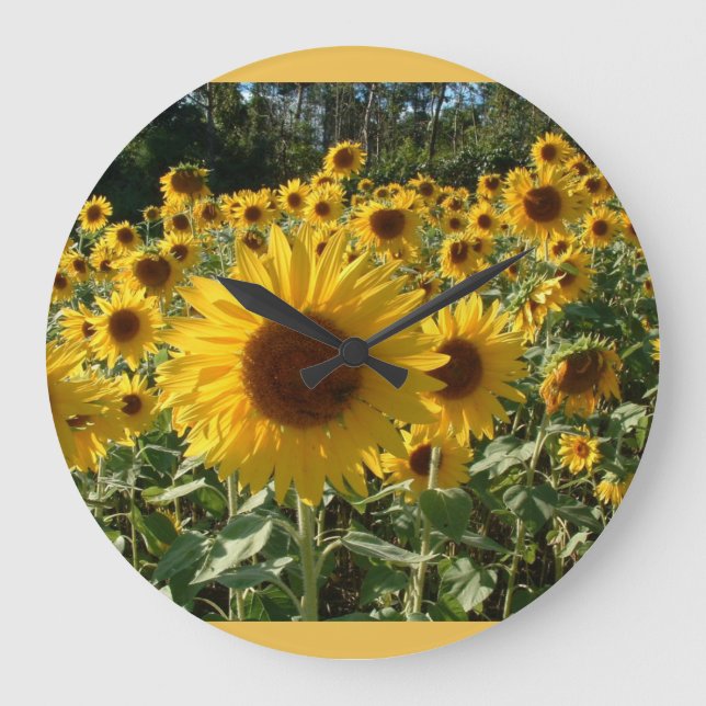 Sunflower clock... large clock (Front)