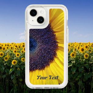 Sunflower Closeup Personalized Speck iPhone 14 Case