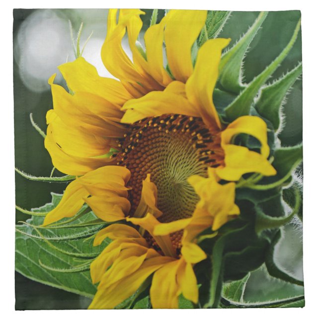 Sunflower Cloth Napkin (Front)