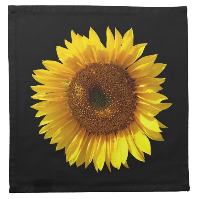 Sunflower Cloth Napkins (Front)