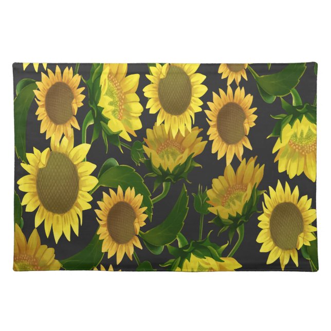 Sunflower Cloth Placemat (Front)