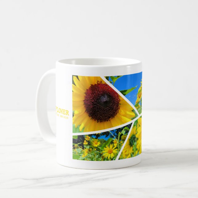 sunflower coffee mug (Front Left)