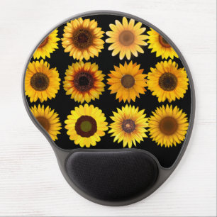 Sunflower Collage CUSTOMIZABLE Gel Mouse Pad