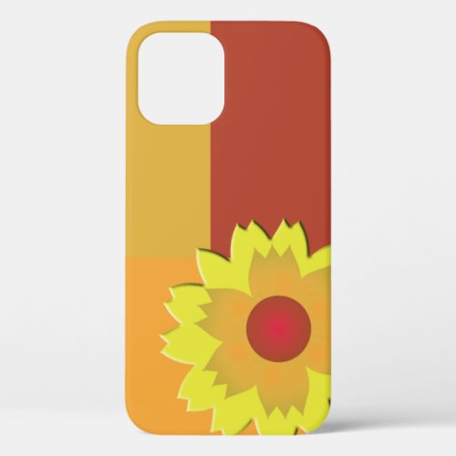 Sunflower Color Block iPhone 12 Case