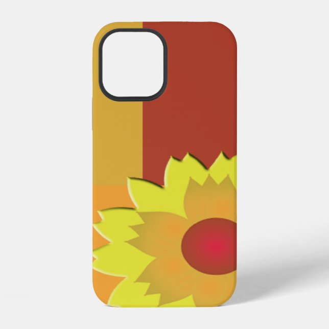 Sunflower Color Block Iphone Case (Back)