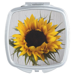 Sunflower Compact Mirror