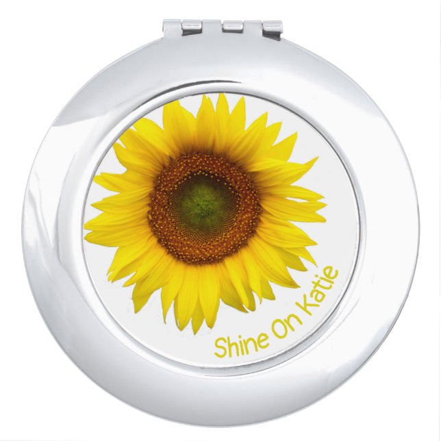 Sunflower Compact Mirror (Front)
