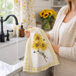 Sunflower Country Farmhouse Kitchen Towel