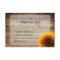 Sunflower Country RSVP card